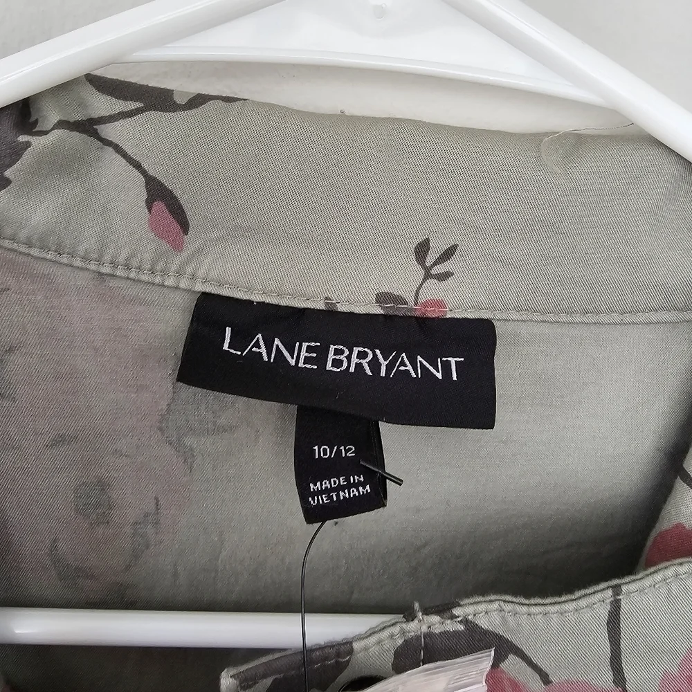 LANE BRYANT Floral military jacket size 10/12 NWT - Picture 5 of 11